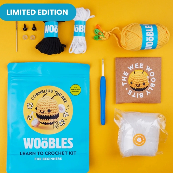 New The Woobles Crochet Kit - Cornelius the Bee - Picture 5 of 5
